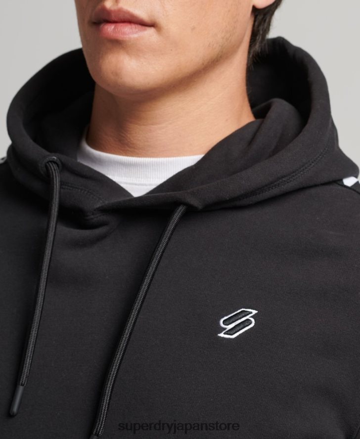 Sロゴテープパーカー 男性 Superdry 衣類 黒 2J62PZ563