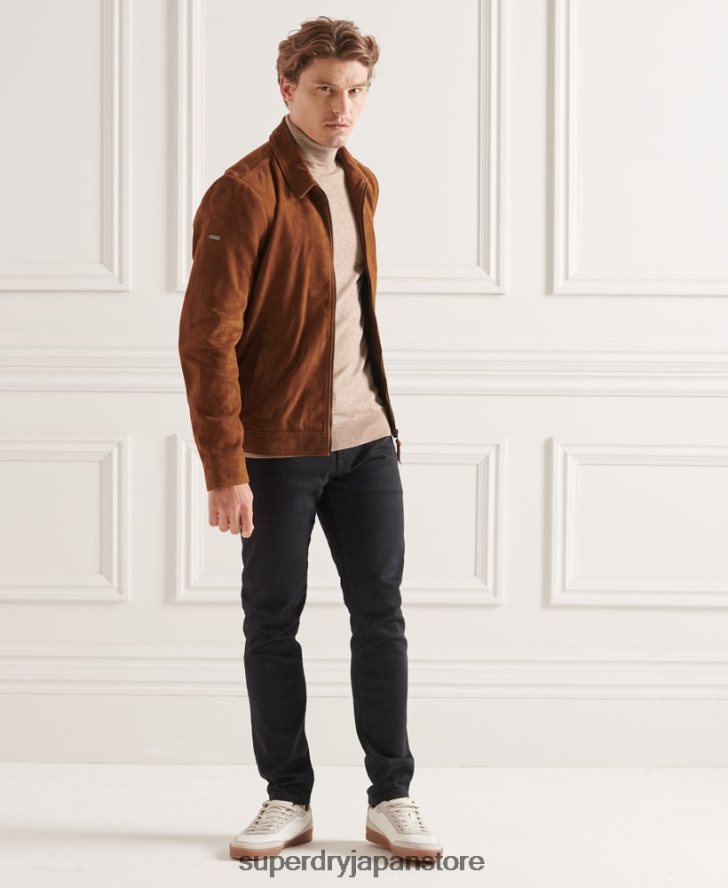Studios ラムズウール ロールネック セーター 男性 Superdry 衣類 茶色 2J62PZ5319