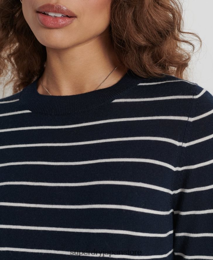 Studios メリノニット ミニドレス 女性 Superdry 衣類 海軍 2J62PZ6604
