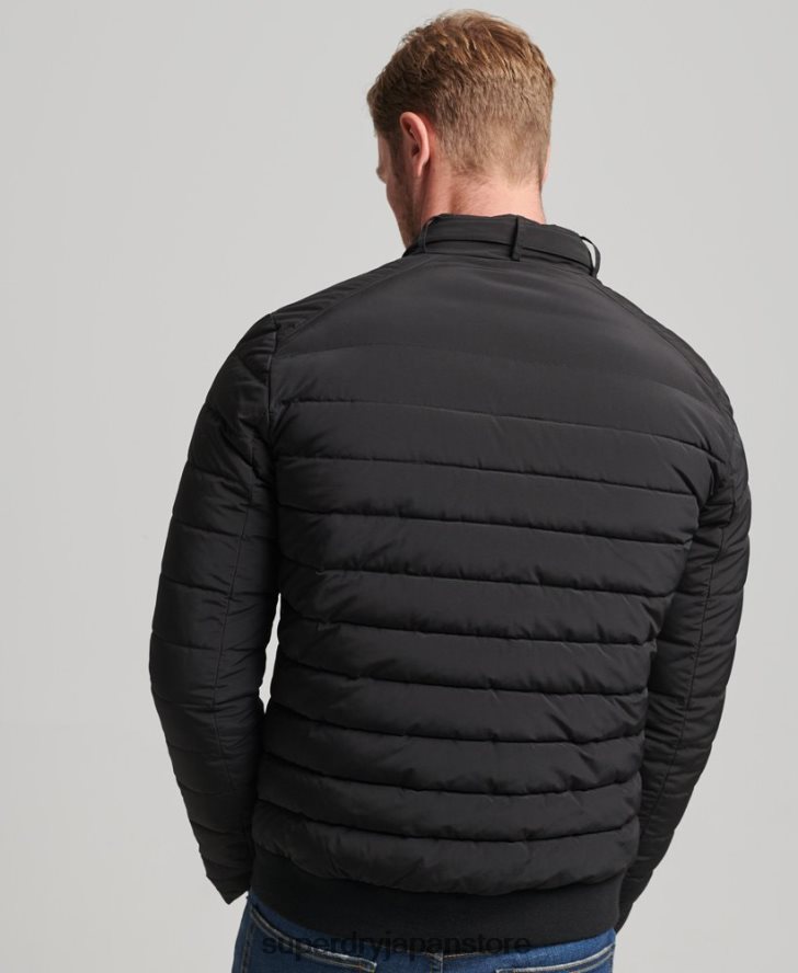 パッド入りハリントンジャケット 男性 Superdry 衣類 黒 2J62PZ1010