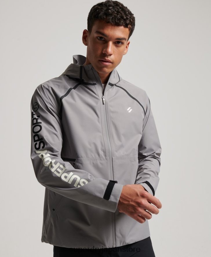 防水ジャケット 男性 Superdry 衣類 グレー 2J62PZ1011