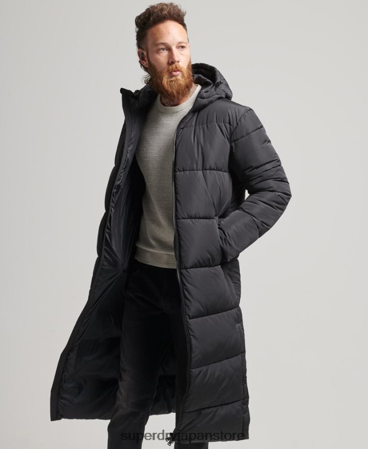 スタジオ スーパー デュベ コート 男性 Superdry 衣類 黒 2J62PZ1012