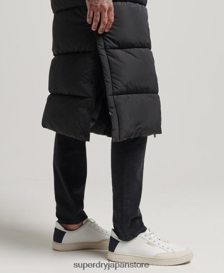 スタジオ スーパー デュベ コート 男性 Superdry 衣類 黒 2J62PZ1012