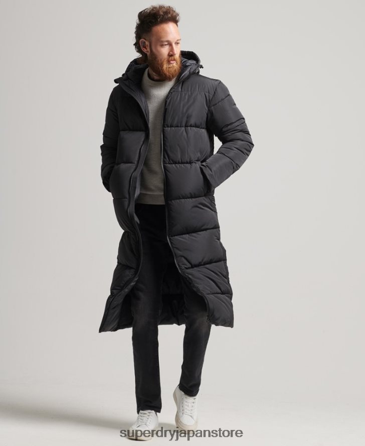 スタジオ スーパー デュベ コート 男性 Superdry 衣類 黒 2J62PZ1012