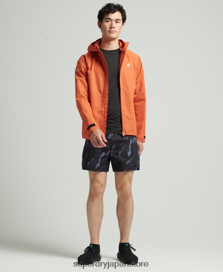 防水ジャケット 男性 Superdry 衣類 オレンジ 2J62PZ1025