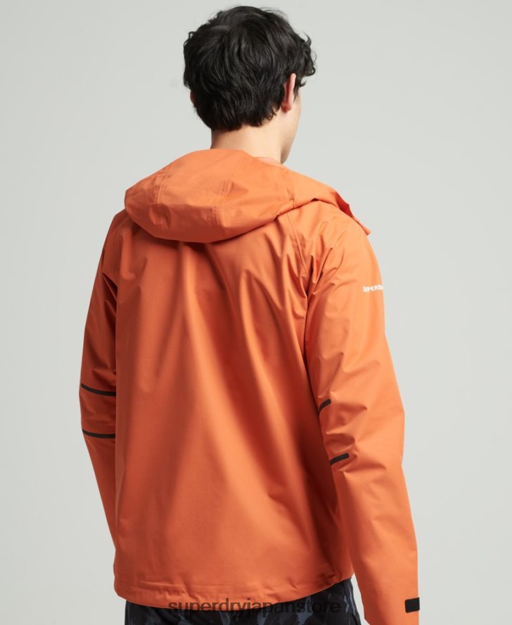 防水ジャケット 男性 Superdry 衣類 オレンジ 2J62PZ1025