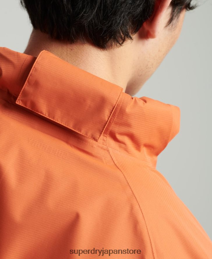 防水ジャケット 男性 Superdry 衣類 オレンジ 2J62PZ1025