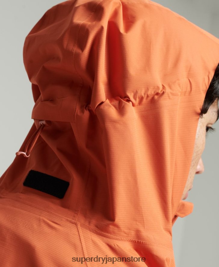 防水ジャケット 男性 Superdry 衣類 オレンジ 2J62PZ1025
