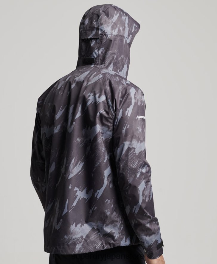 防水ジャケット 男性 Superdry 衣類 濃い灰色 2J62PZ1026