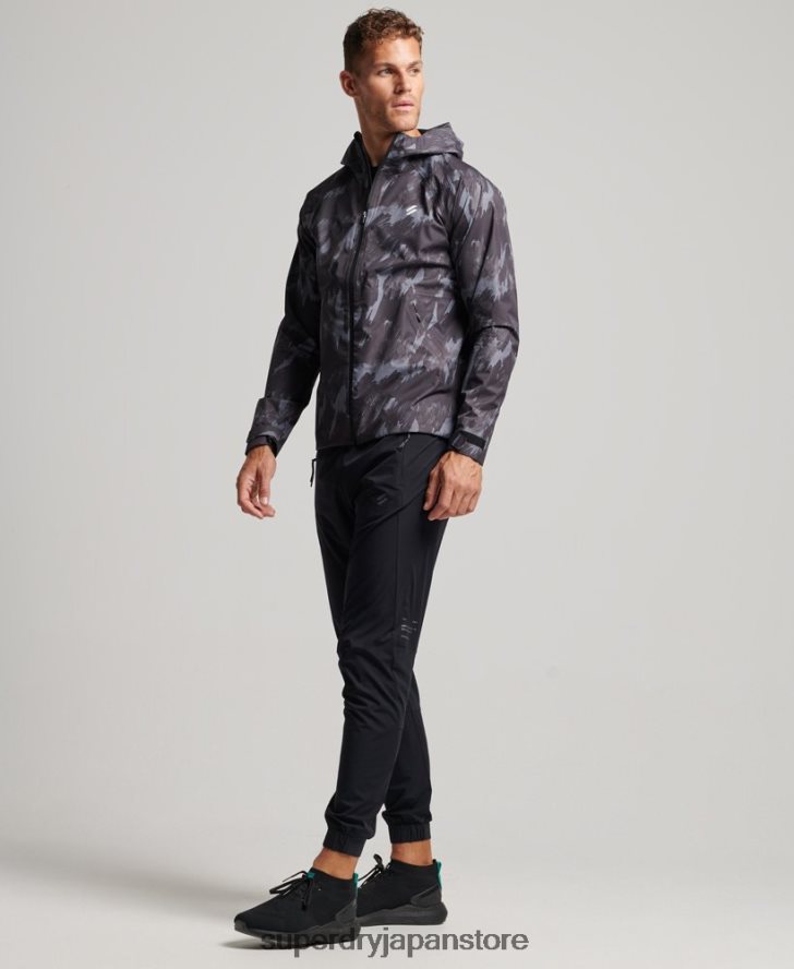 防水ジャケット 男性 Superdry 衣類 濃い灰色 2J62PZ1026