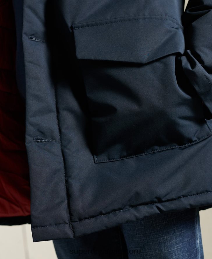 エベレストパーカーコート 男性 Superdry 衣類 海軍 2J62PZ1027