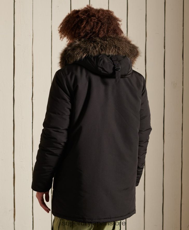 エベレストパーカーコート 男性 Superdry 衣類 濃い灰色 2J62PZ1040