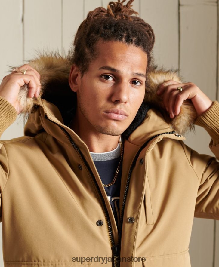 エベレスト ボンバージャケット 男性 Superdry 衣類 黄褐色 2J62PZ1055