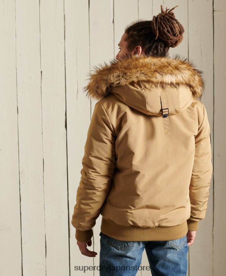 エベレスト ボンバージャケット 男性 Superdry 衣類 黄褐色 2J62PZ1055