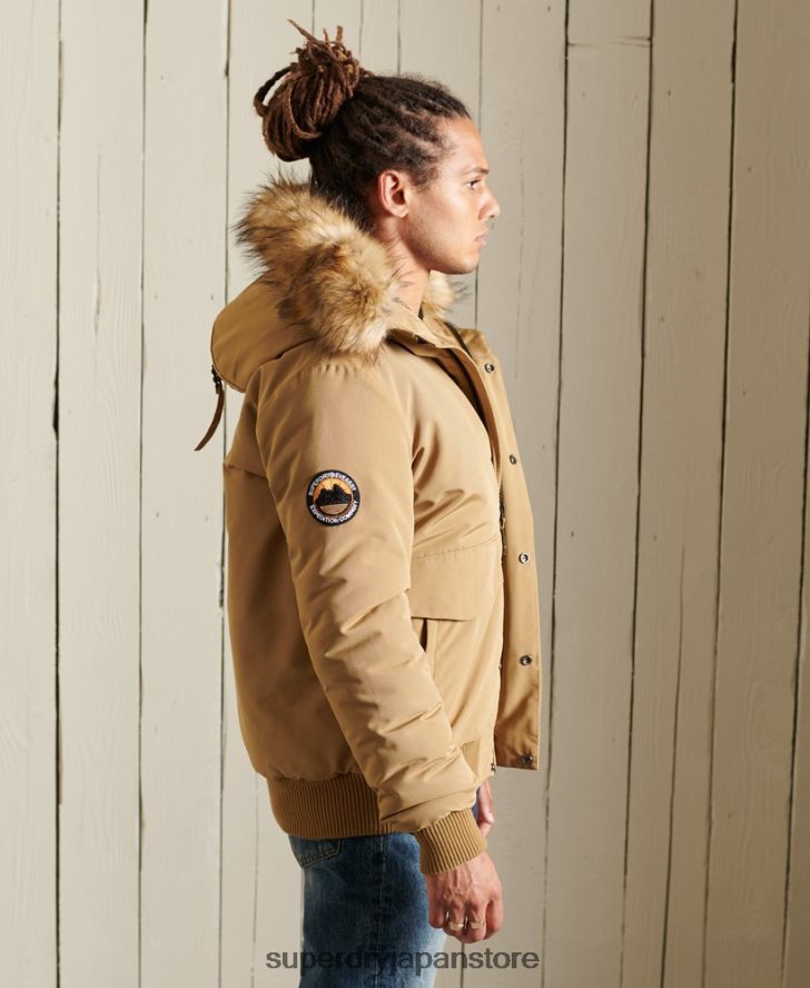 エベレスト ボンバージャケット 男性 Superdry 衣類 黄褐色 2J62PZ1055