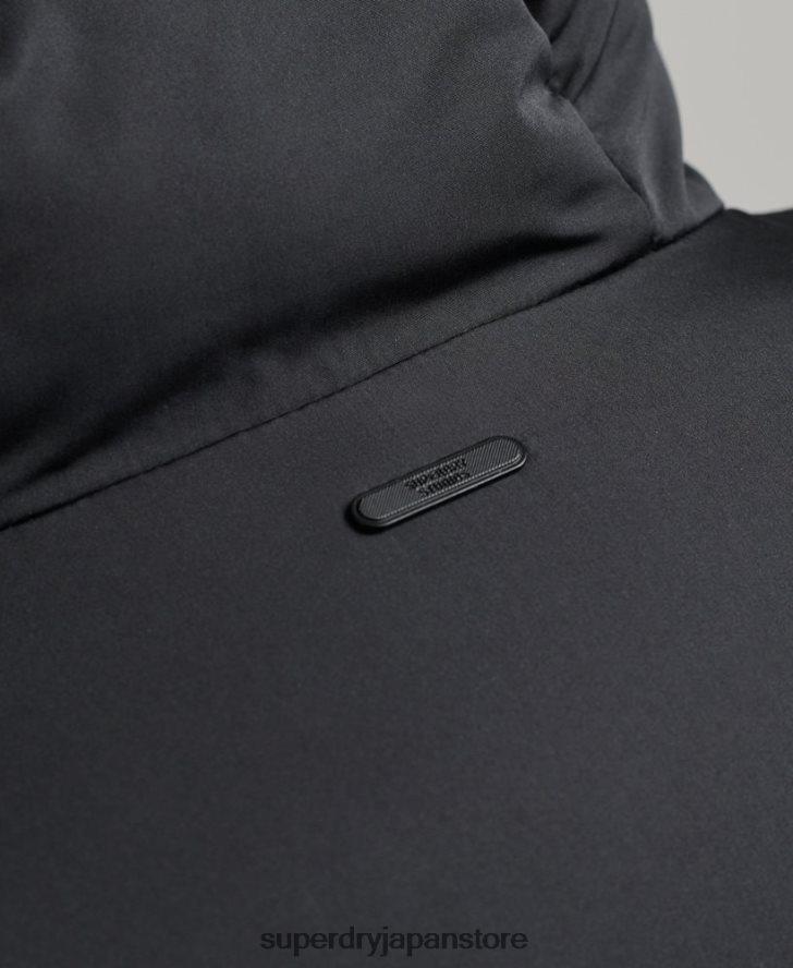 エクストラロングファーコート 男性 Superdry 衣類 黒 2J62PZ1057