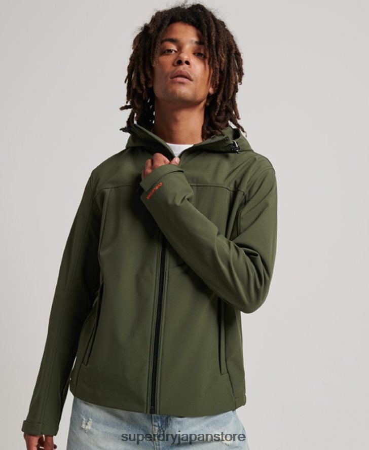 トレッカージャケット 男性 Superdry 衣類 カーキ 2J62PZ1063