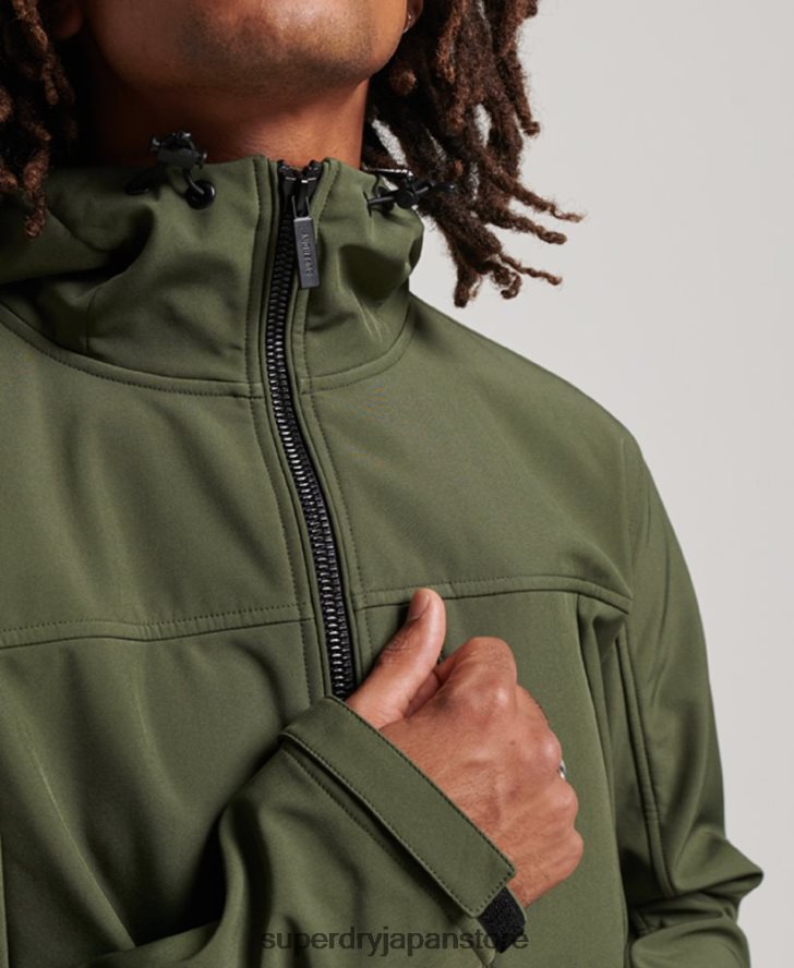 トレッカージャケット 男性 Superdry 衣類 カーキ 2J62PZ1063