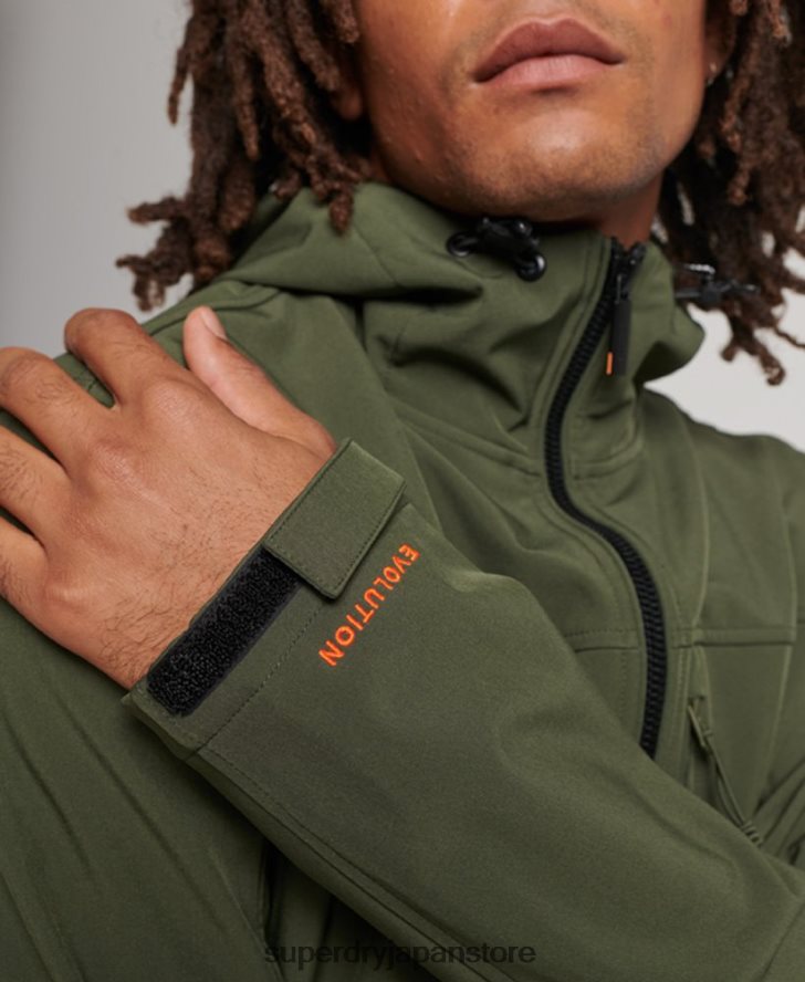 トレッカージャケット 男性 Superdry 衣類 カーキ 2J62PZ1063