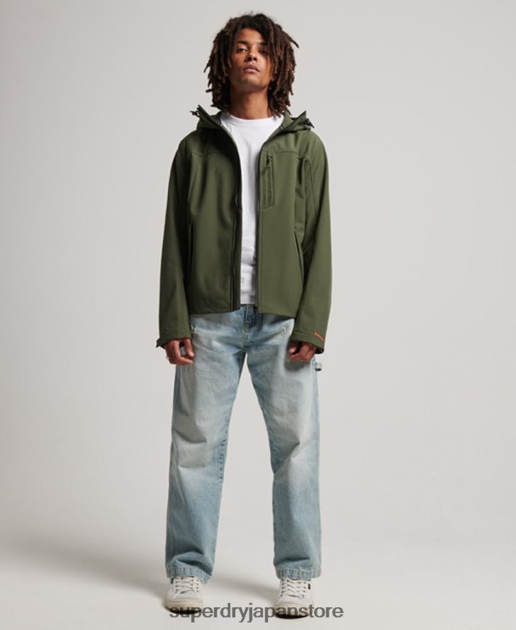 トレッカージャケット 男性 Superdry 衣類 カーキ 2J62PZ1063