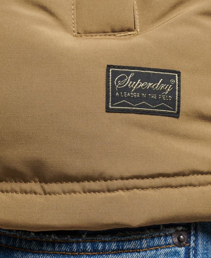 エベレスト フード付きパファージレ 男性 Superdry 衣類 茶色 2J62PZ1065