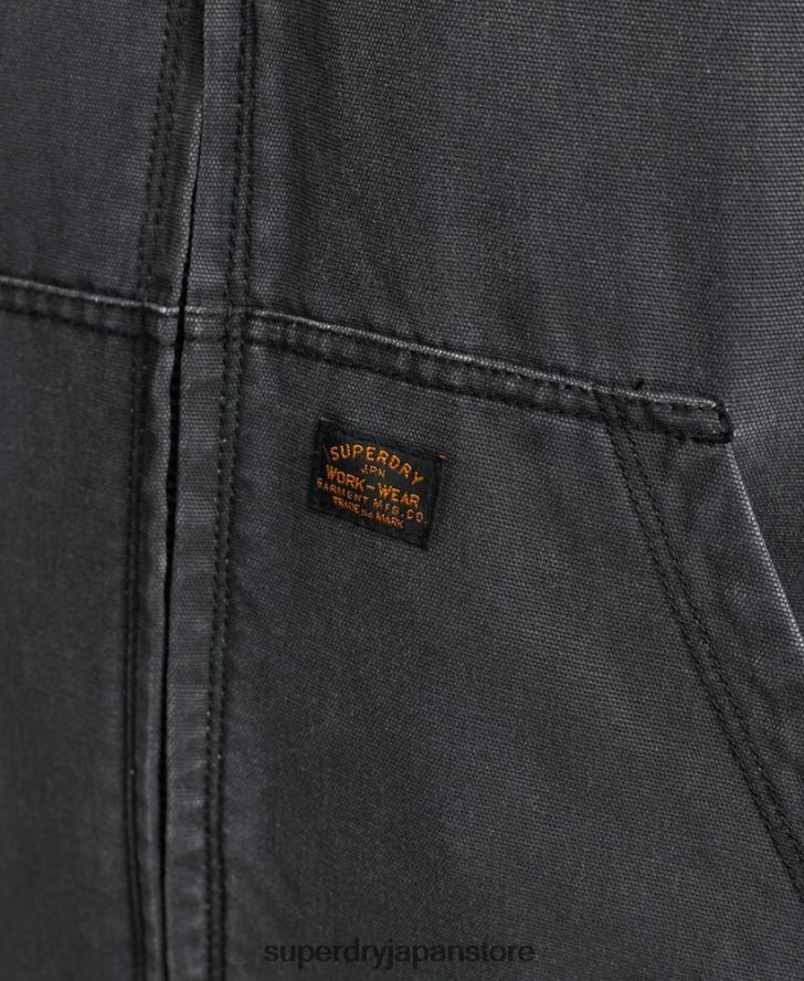 作業着フード付きボンバージャケット 男性 Superdry 衣類 茶色 2J62PZ1067