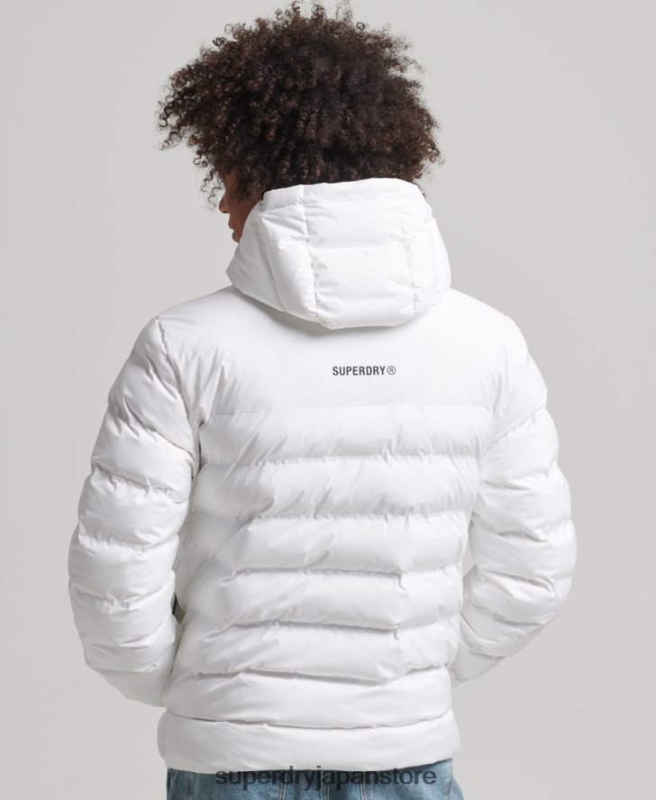 ヒートシールパッド入りジャケット 男性 Superdry 衣類 白 2J62PZ1073