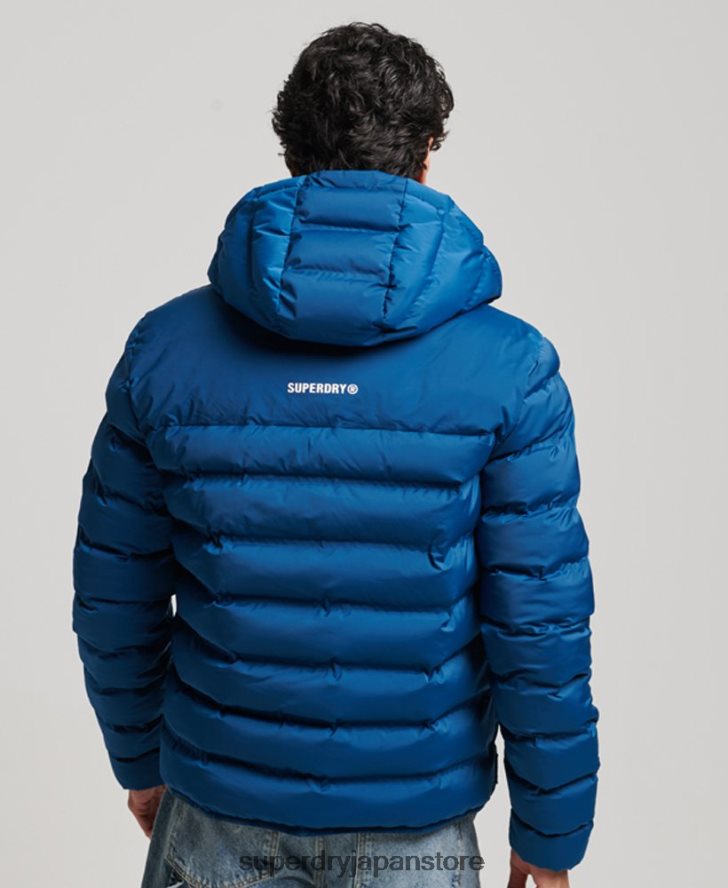 ヒートシールパッド入りジャケット 男性 Superdry 衣類 青 2J62PZ1074