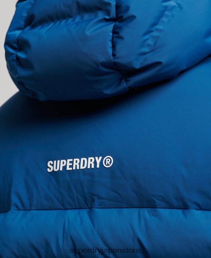 ヒートシールパッド入りジャケット 男性 Superdry 衣類 青 2J62PZ1074