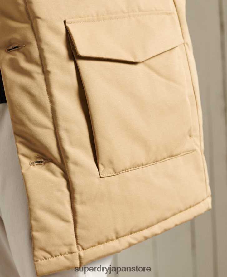 エベレストパーカーコート 男性 Superdry 衣類 ベージュ 2J62PZ1079