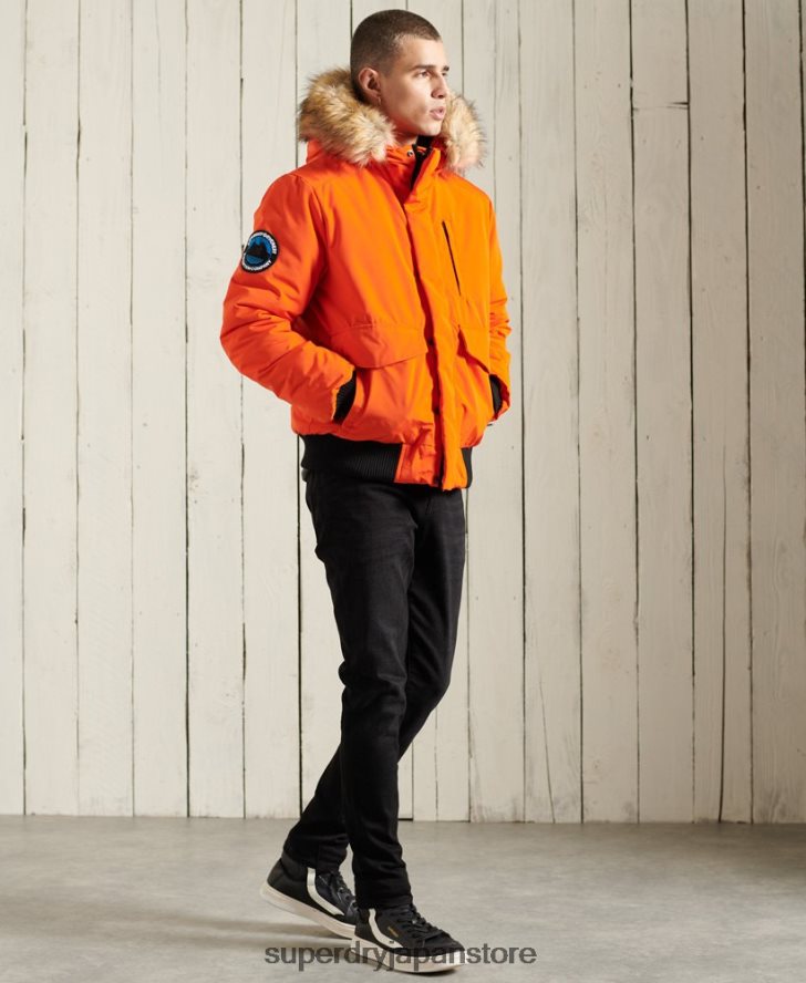 エベレスト ボンバージャケット 男性 Superdry 衣類 オレンジ 2J62PZ1082