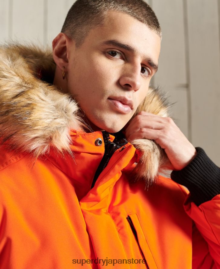 エベレスト ボンバージャケット 男性 Superdry 衣類 オレンジ 2J62PZ1082