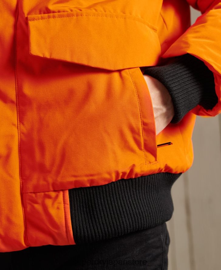 エベレスト ボンバージャケット 男性 Superdry 衣類 オレンジ 2J62PZ1082