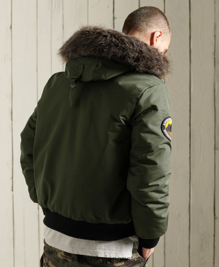 エベレスト ボンバージャケット 男性 Superdry 衣類 カーキ 2J62PZ1084
