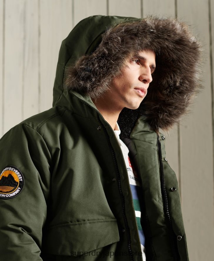 エベレスト ボンバージャケット 男性 Superdry 衣類 カーキ 2J62PZ1084