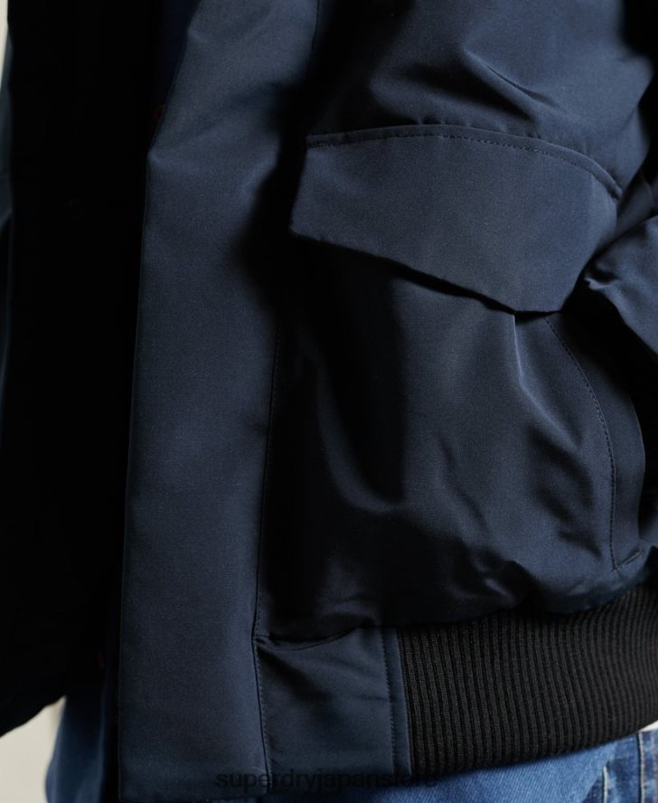 エベレスト ボンバージャケット 男性 Superdry 衣類 海軍 2J62PZ1085