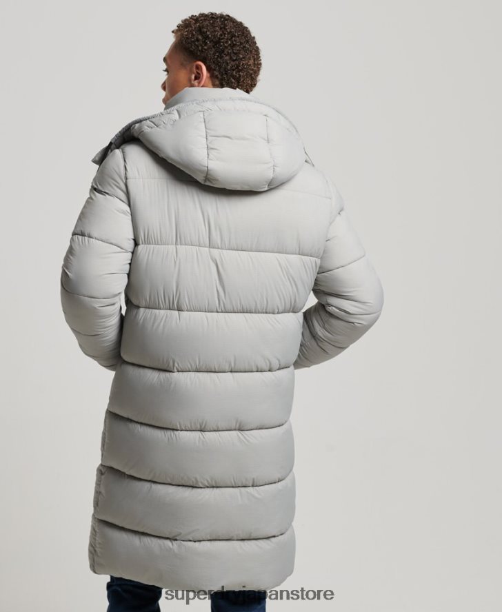 リップストップ延縄パファージャケット 男性 Superdry 衣類 ライトグレー 2J62PZ1100