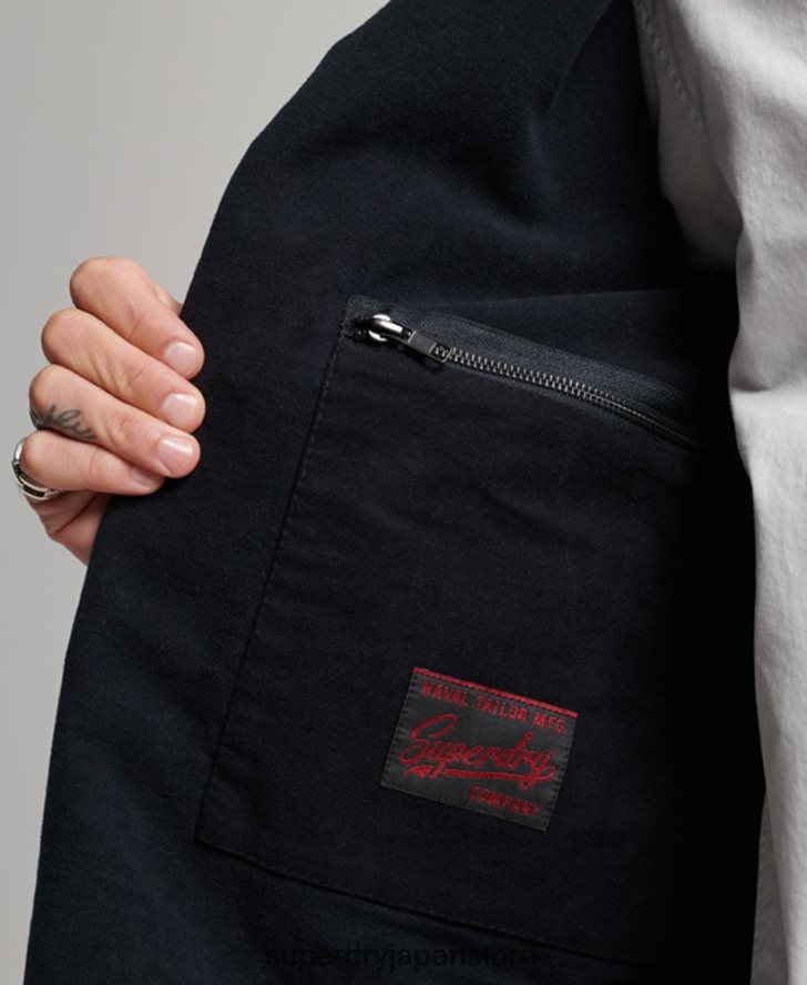 マーチャント ストア - モールスキン ピーコート 男性 Superdry 衣類 海軍 2J62PZ1103