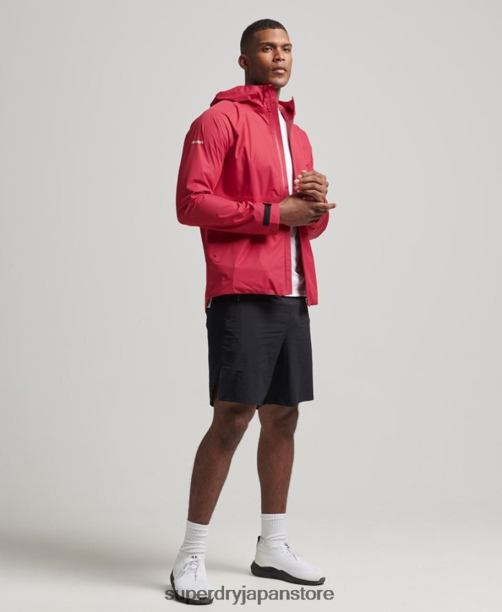 防水ジャケット 男性 Superdry 衣類 赤 2J62PZ1110