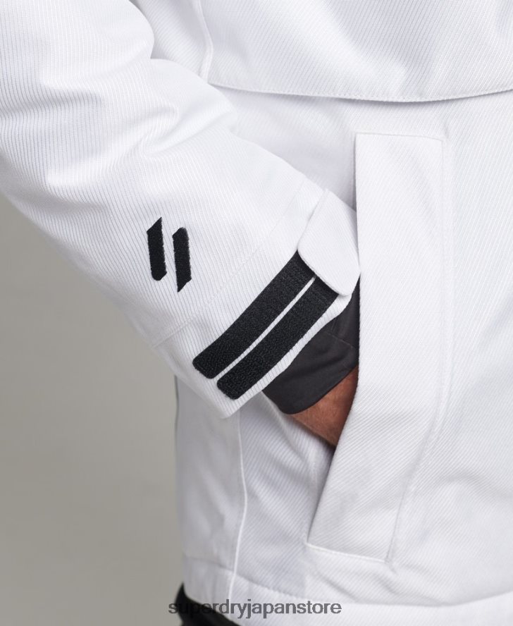 フリーライドジャケット 男性 Superdry 衣類 白 2J62PZ1116