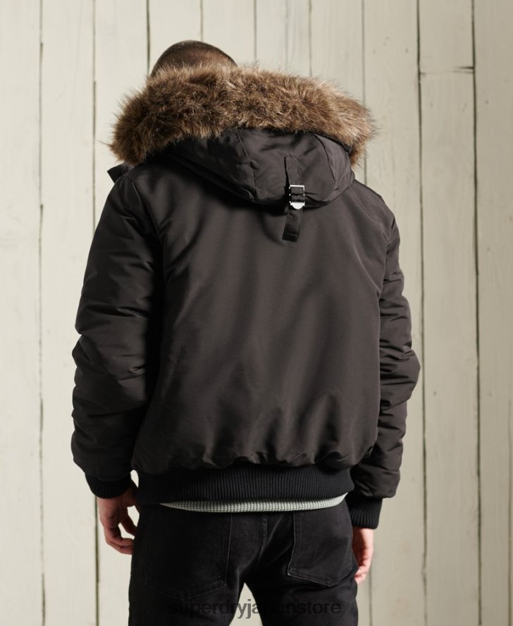 エベレスト ボンバージャケット 男性 Superdry 衣類 黒 2J62PZ1120