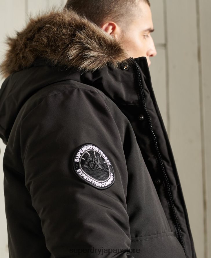 エベレスト ボンバージャケット 男性 Superdry 衣類 黒 2J62PZ1120
