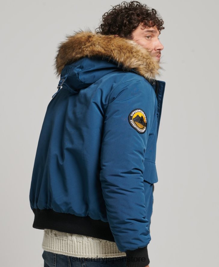 エベレスト ボンバージャケット 男性 Superdry 衣類 ライトブルー 2J62PZ1121