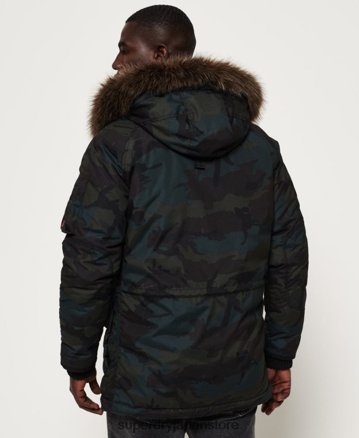 パーカージャケット 男性 Superdry 衣類 緑 2J62PZ1134