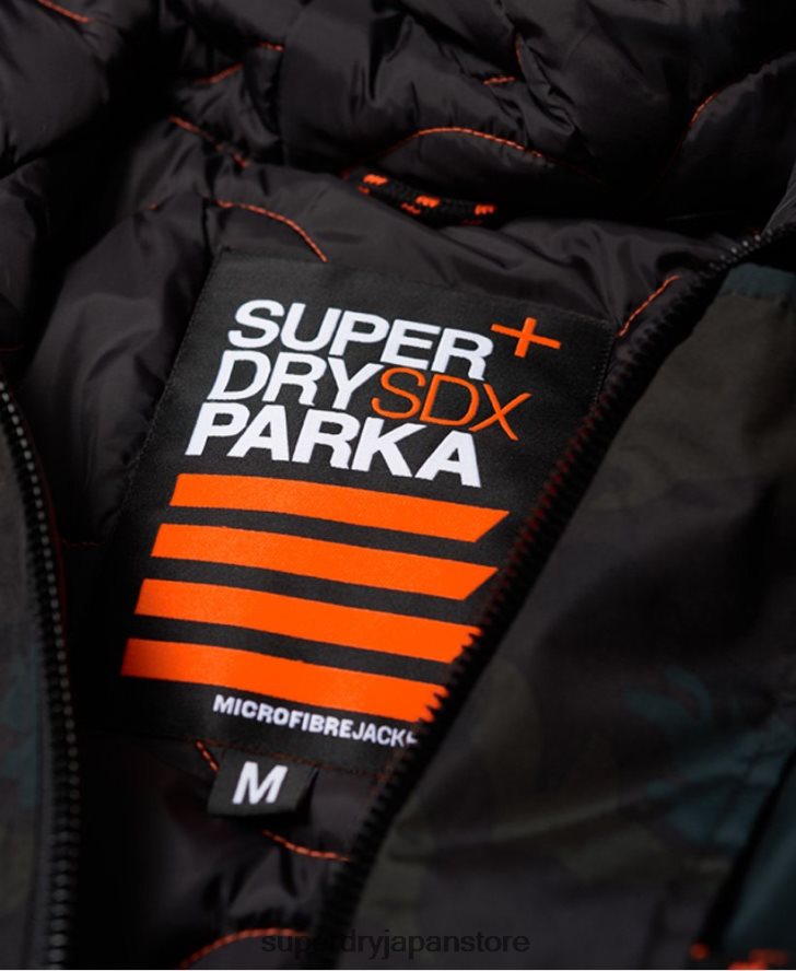 パーカージャケット 男性 Superdry 衣類 緑 2J62PZ1134