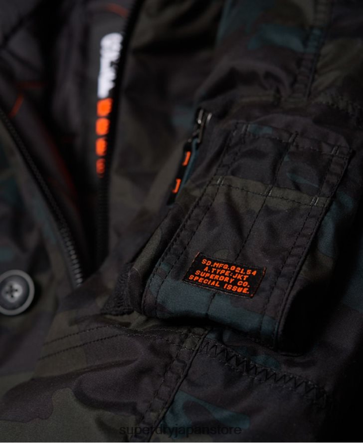 パーカージャケット 男性 Superdry 衣類 緑 2J62PZ1134