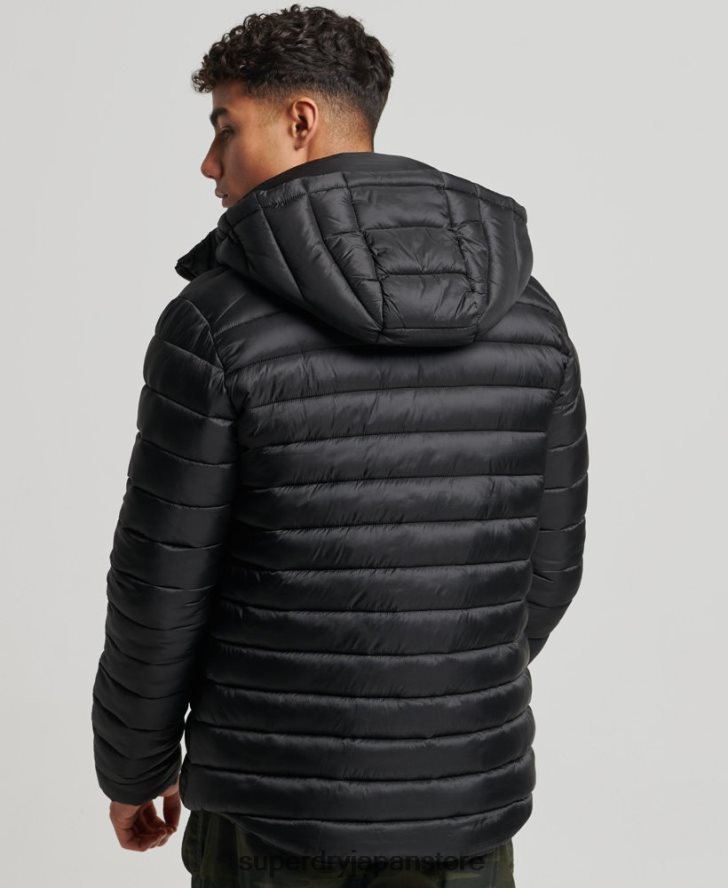 軽量パッド入りジャケット 男性 Superdry 衣類 黒 2J62PZ1138