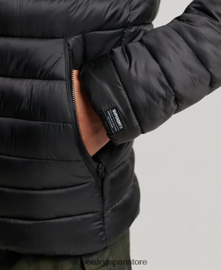 軽量パッド入りジャケット 男性 Superdry 衣類 黒 2J62PZ1138
