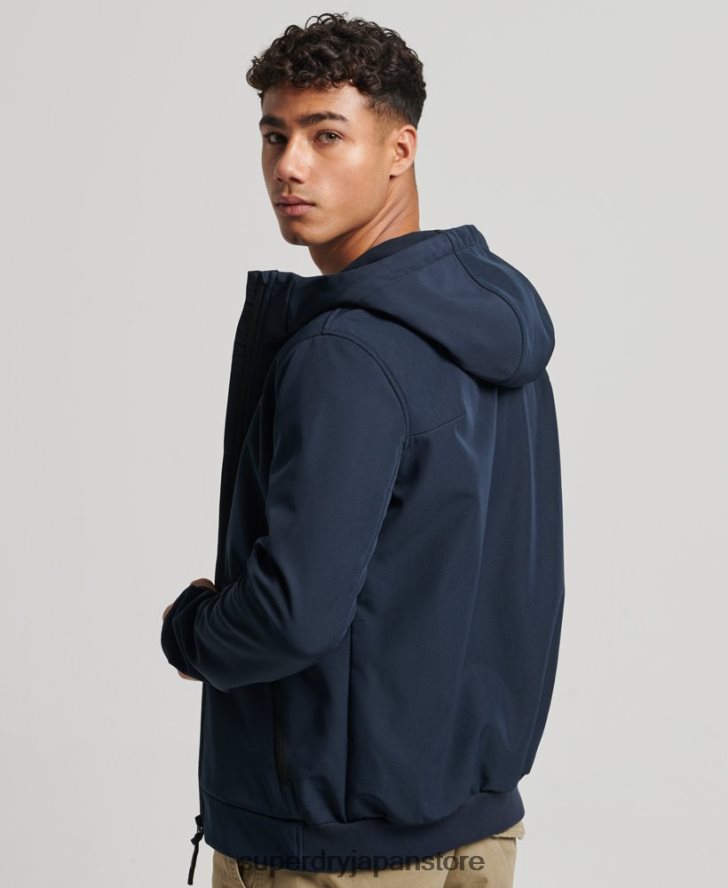 コードテックリブトレッカージャケット 男性 Superdry 衣類 海軍 2J62PZ1139