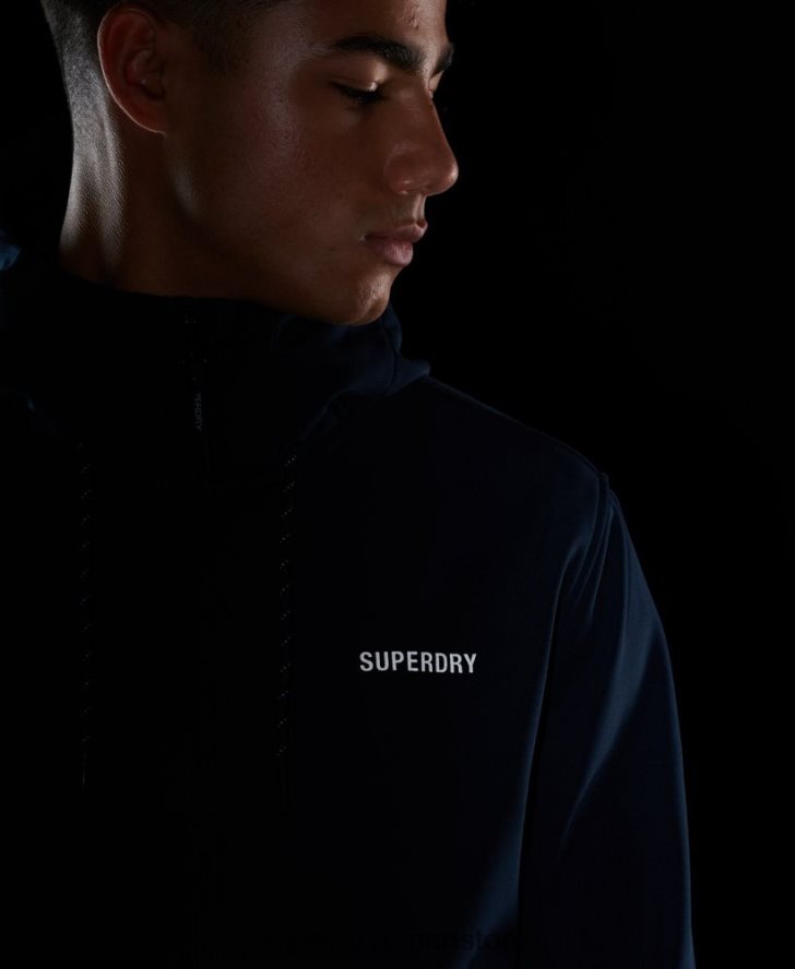 コードテックリブトレッカージャケット 男性 Superdry 衣類 海軍 2J62PZ1139